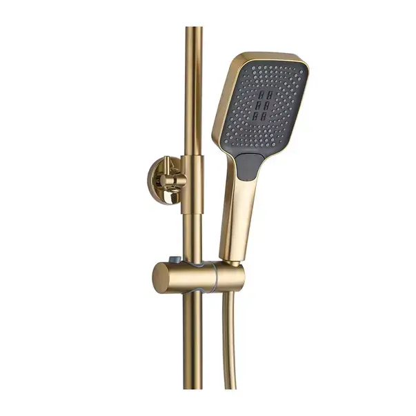 Coloana de dus cu termostat Rea Helix auriu periat plus dus igienic [4]
