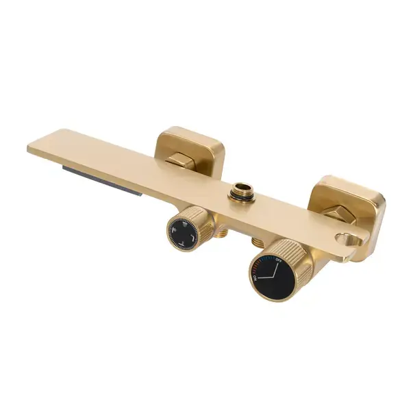 Coloana de dus cu termostat Rea Helix auriu periat plus dus igienic [3]