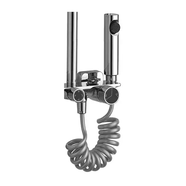 Coloana de dus cu termostat Rea Helix crom lucios plus dus igienic [7]
