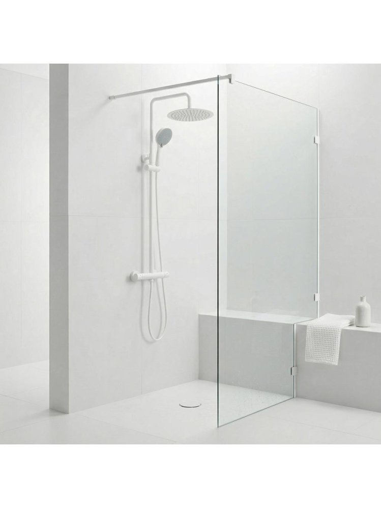 Coloana de dus cu termostat Rea Lungo alb [2]