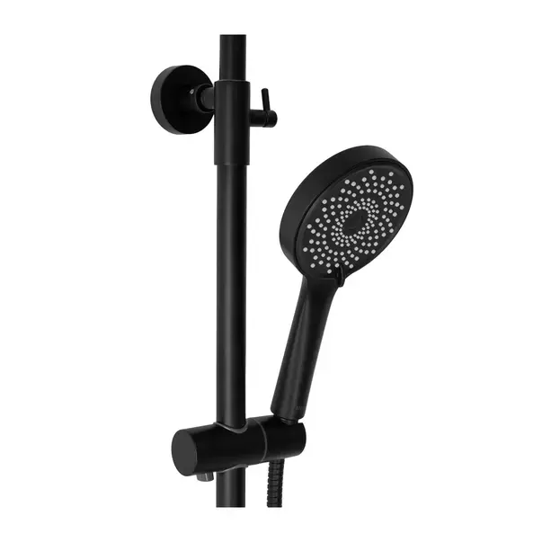 Coloana de dus cu termostat Rea Max negru mat plus dus igienic [7]