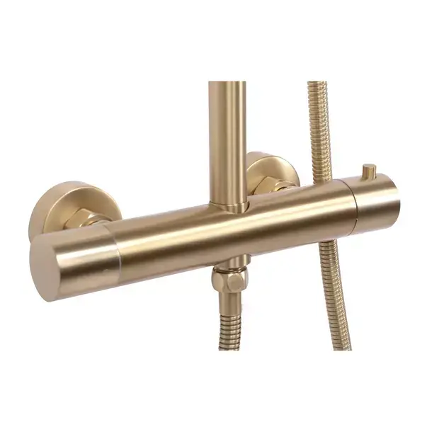 Coloana de dus cu termostat Rea Vincent palarie 1 functie auriu periat [5]