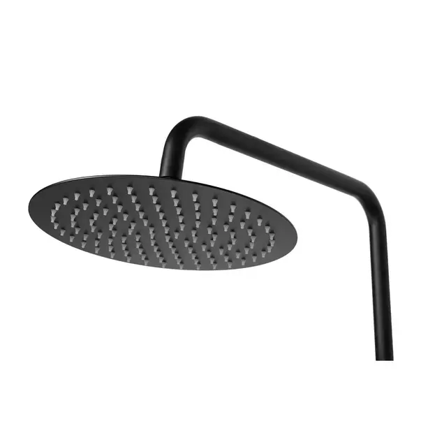Coloana de dus cu termostat Rea Vincent palarie 1 functie negru mat [7]