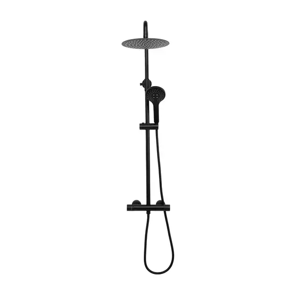Coloana de dus cu termostat Rea Vincent palarie 1 functie negru mat [3]