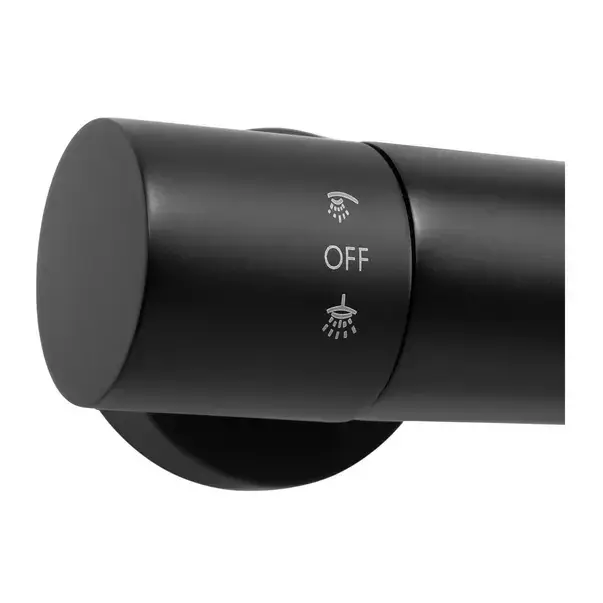 Coloana de dus cu termostat Rea Vincent palarie 1 functie negru mat [5]