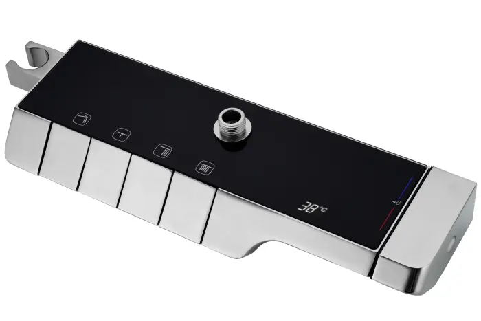 Coloana de dus cu termostat Rob Nichel Inox Periat, Rea [3]