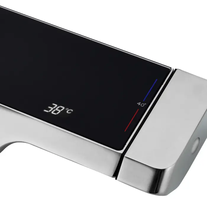 Coloana de dus cu termostat Rob Nichel Inox Periat, Rea [6]