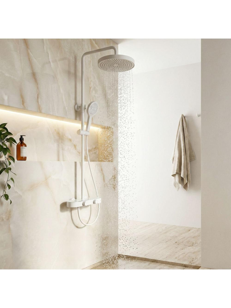 Coloana de dus REA Creo alb [6]