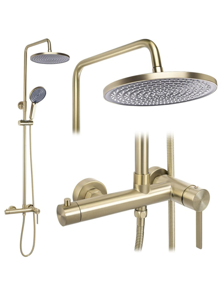 Set dus Rea Foster auriu periat baterie monocomanda montaj suprafata 950-1300 mm [11]