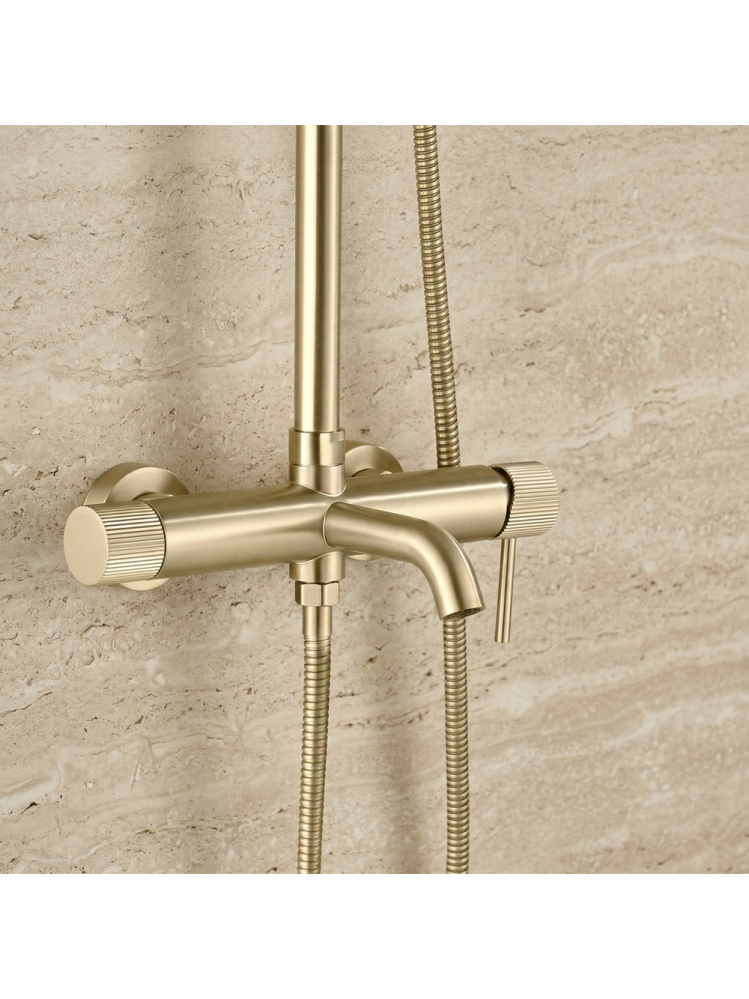 Coloana de dus Rea Lungo Stripe auriu periat [6]