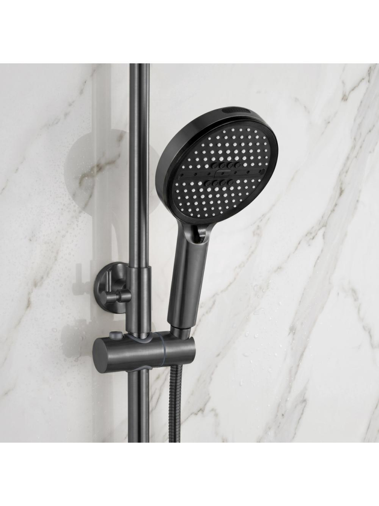 Set dus Rea Vision finisaj titan baterie monocomanda montaj suprafata pipa pivotanta [5]