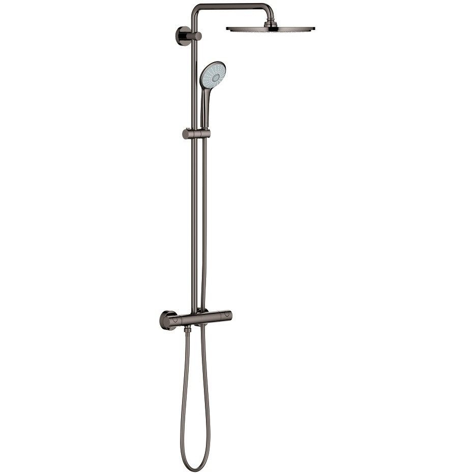 Coloana dus cu baterie si termostat Grohe Euphoria 310, antracit (hard graphite) [1]