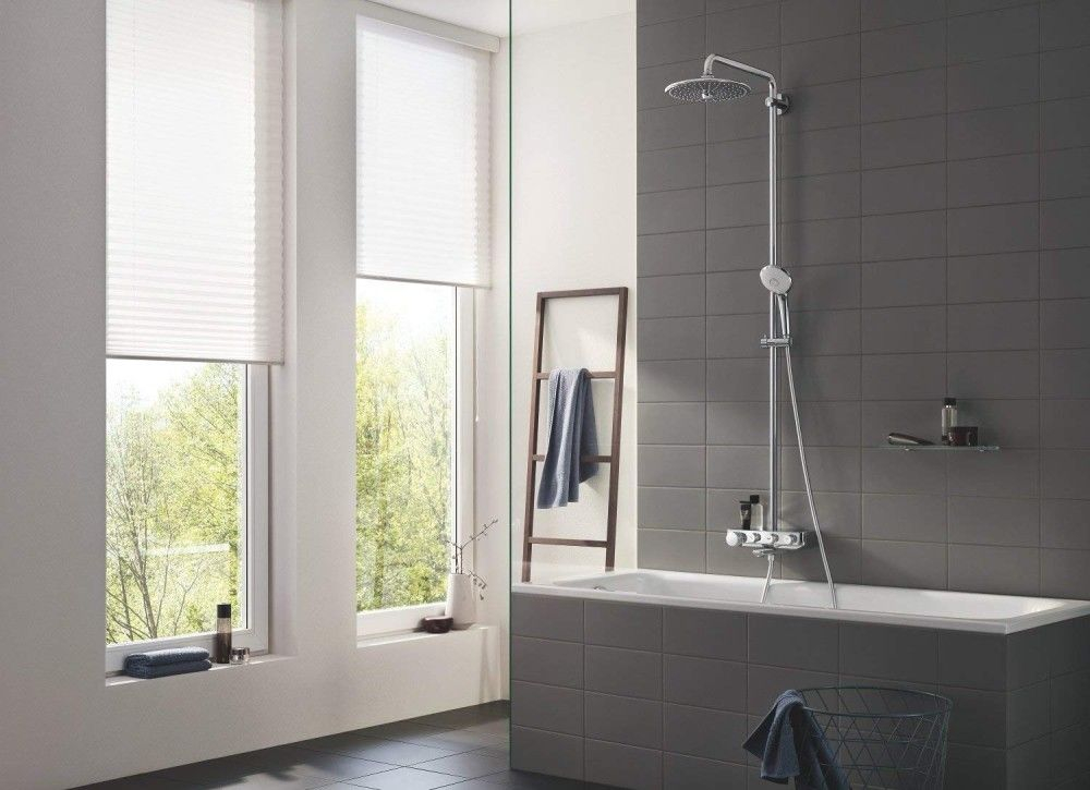 Coloana dus cu baterie si termostat Grohe Euphoria SmartControl 260, cu pipa cada [2]