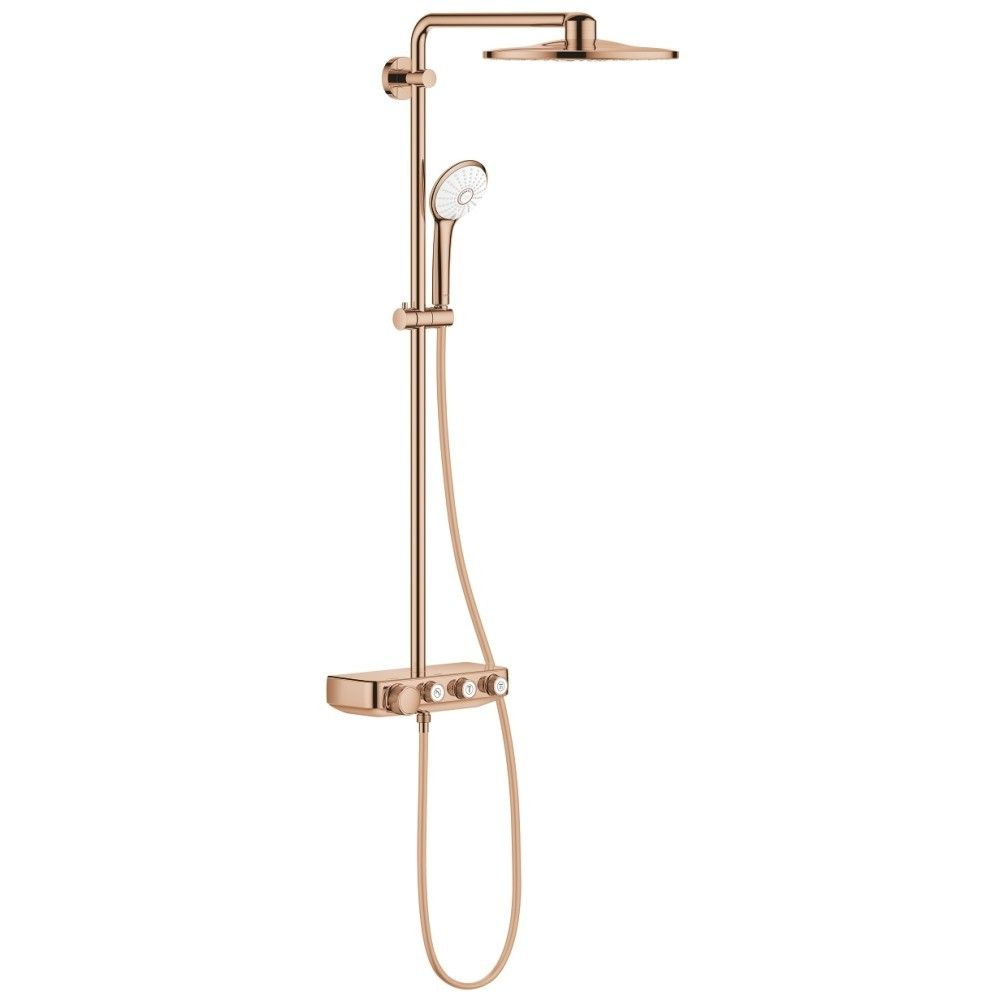Coloana dus cu baterie si termostat Grohe Euphoria SmartControl 310 Duo, cupru (warm sunset) [1]