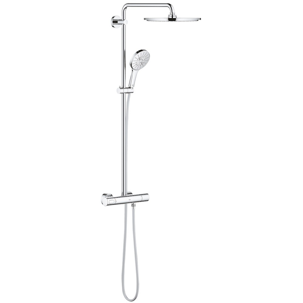 Coloana dus cu baterie si termostat Grohe Rainshower SmartActive 310, crom [1]