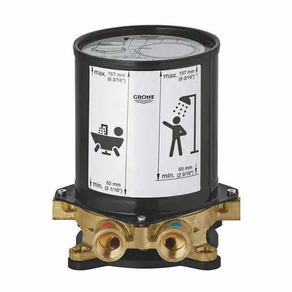Corp incastrat Grohe pentru baterii/pipe de cada [4]