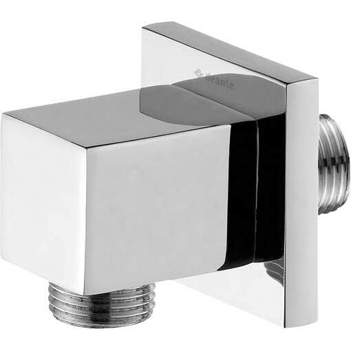 Cot conector furtun patrat Deante Cascada crom [1]