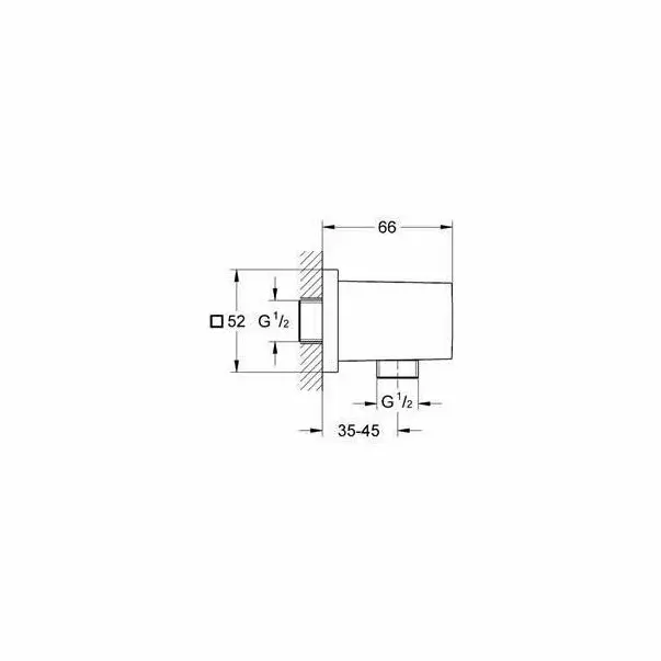 Cot de iesire dus Grohe Euphoria Cube [3]