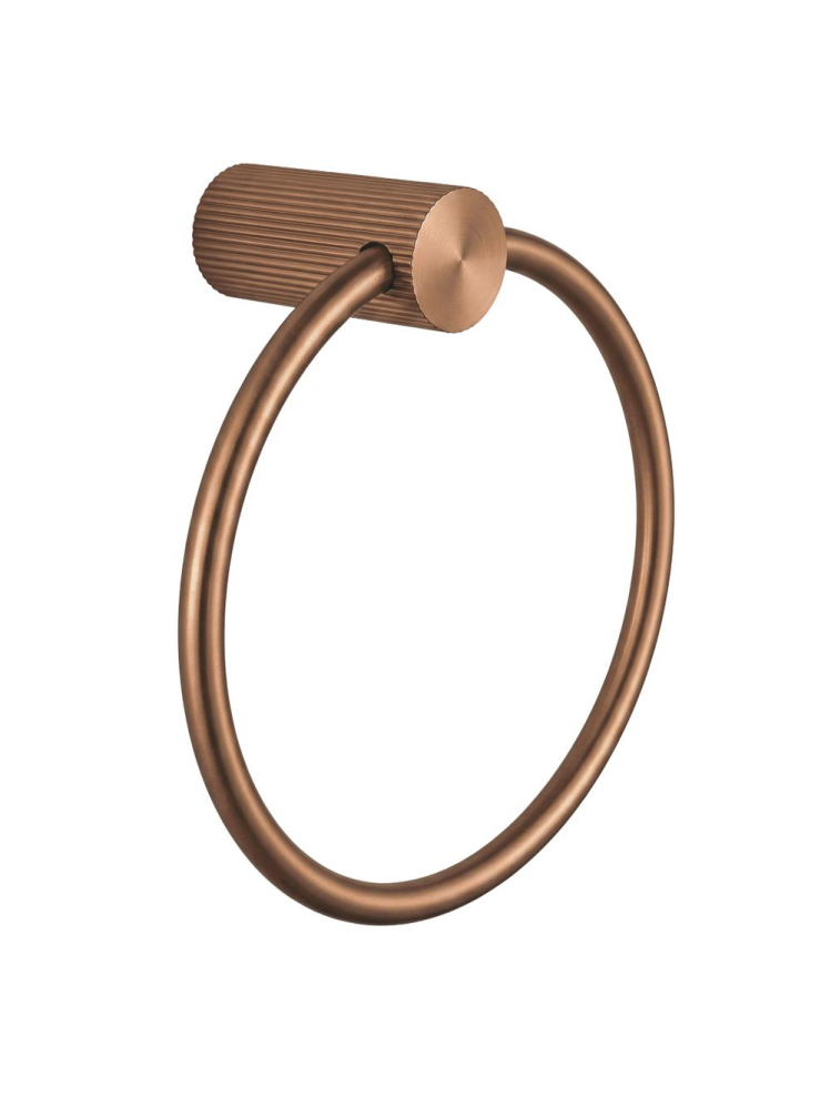 Cuier baie tip inel Rea Ring Solo 64106 cupru periat 160x167x65 mm [2]