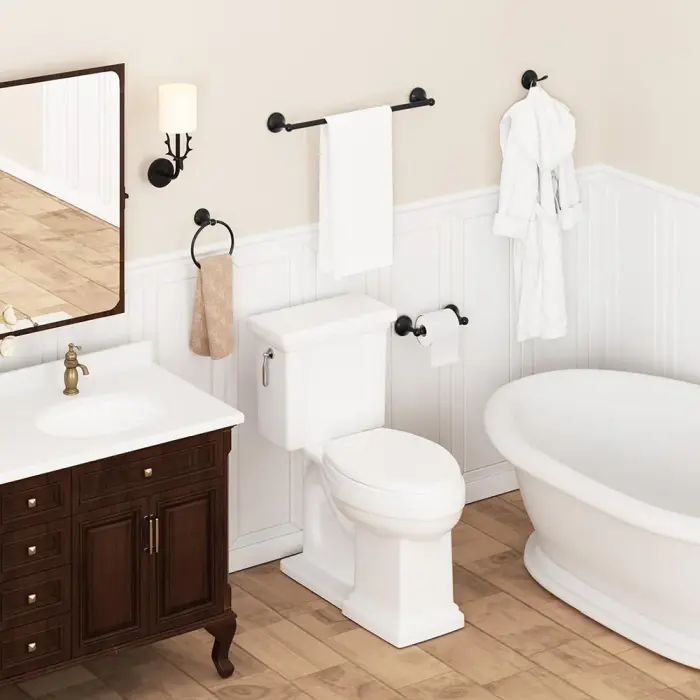 Cuier de baie 332868A Negru, Rea [7]