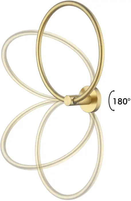 Cuier de baie 332915B Mist 05 Auriu periat, Rea [7]