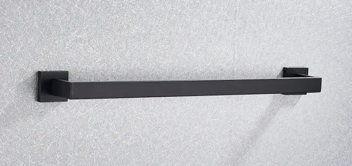 Cuier de baie 332917 Negru mat, Rea [2]