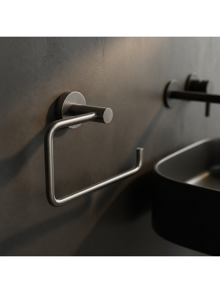 Cuier de baie Rea Leo 5610 Titan 220x130x70 mm metal montaj suruburi [4]