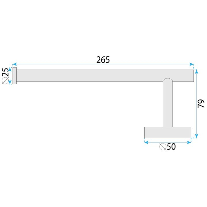 Cuier de baie 6610a Modern crom periat [12]