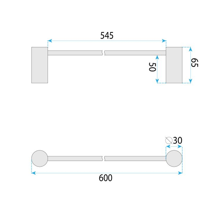 Cuier de baie 9703 Prism auriu periat [12]