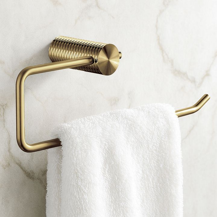 Cuier de baie 9710 Prism auriu periat [2]