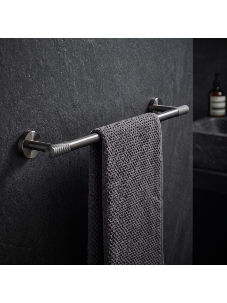 Cuier de baie Rea Galo 5701 finisaj titan 615x75x50 mm metal montaj perete [6]