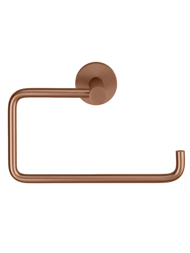 Cuier de baie Rea Leo 5610 cupru periat 220x130x70 mm metal montaj suruburi [6]