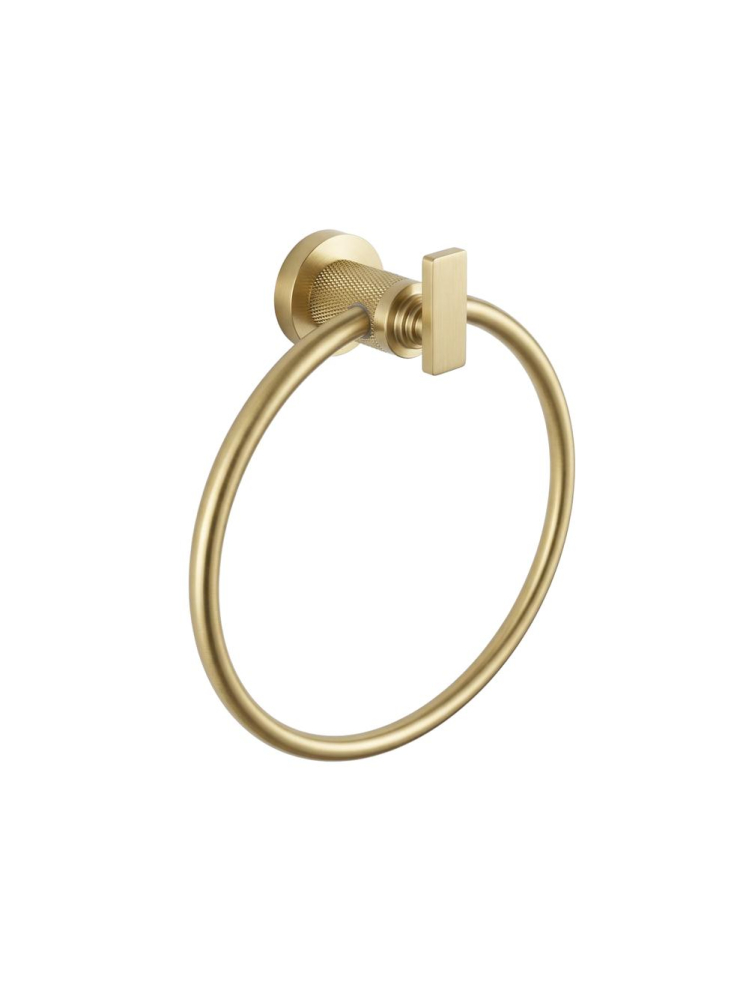 Cuier de baie Ring 81307 Rivo auriu periat [8]