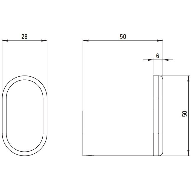 Cuier Deante Round crom [3]