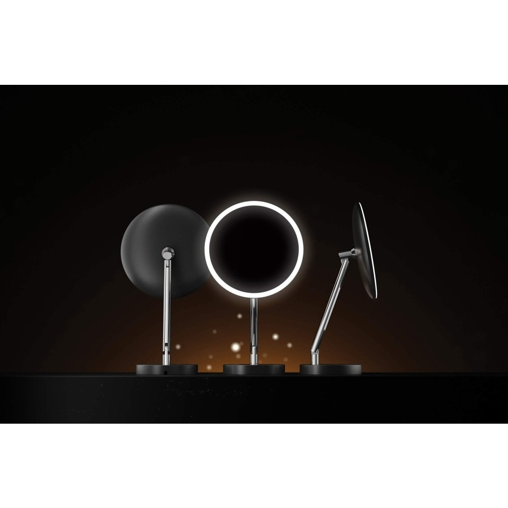 Deante Silia Oglinda cosmetica cu iluminare LED Ø22 cm, crom [7]
