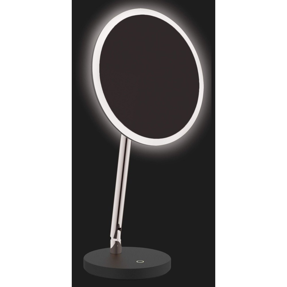 Deante Silia Oglinda cosmetica cu iluminare LED Ø22 cm, crom [3]