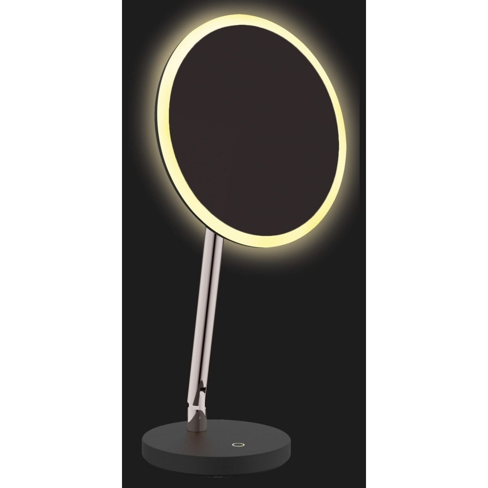 Deante Silia Oglinda cosmetica cu iluminare LED Ø22 cm, crom [4]