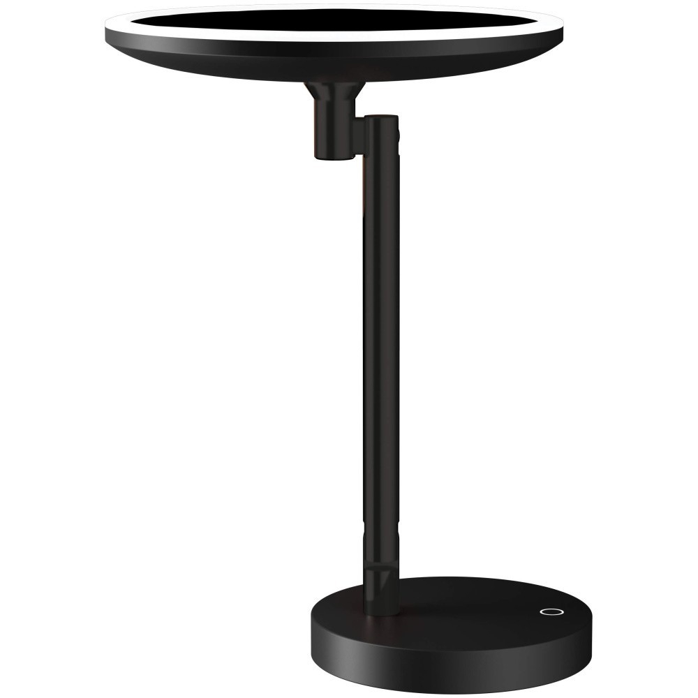Deante Silia Oglinda cosmetica cu iluminare LED Ø22 cm, negru [2]
