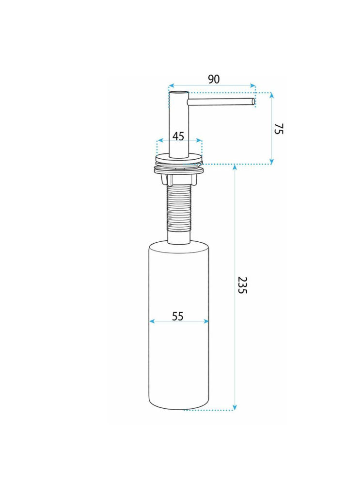 Dispenser chuveta pentru detergent Rea DEX Titan [4]