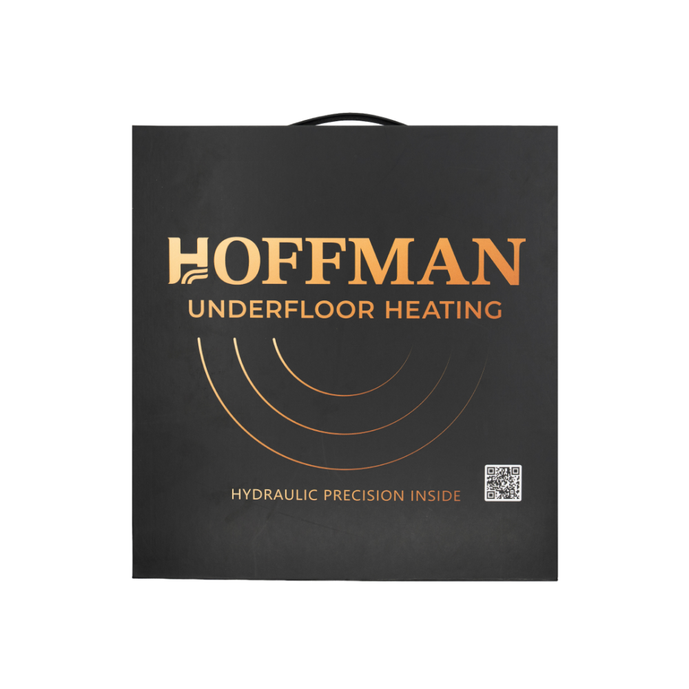 Distribuitor cu debitmetru 5 căi (1″ x 3/4″), aerisitor si robinet golire, Hoffman Underfloor Heating [5]