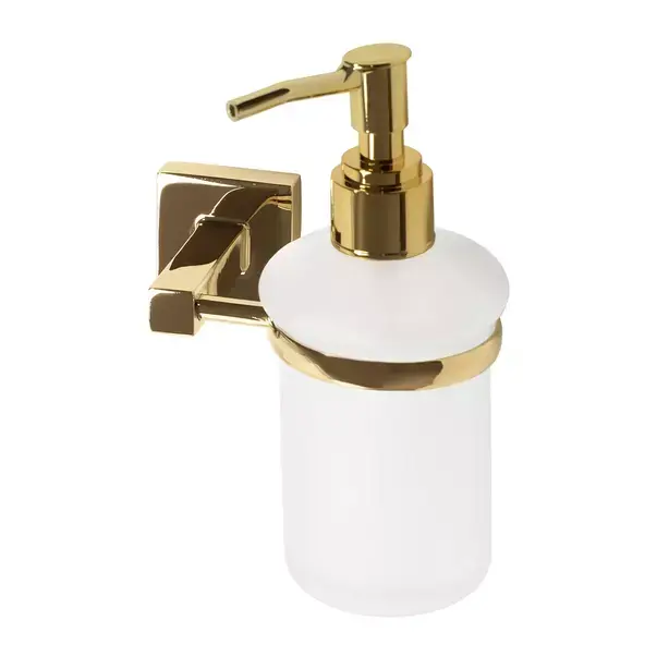 Dozator sapun lichid Rea 322197A finisaj alb - auriu [2]