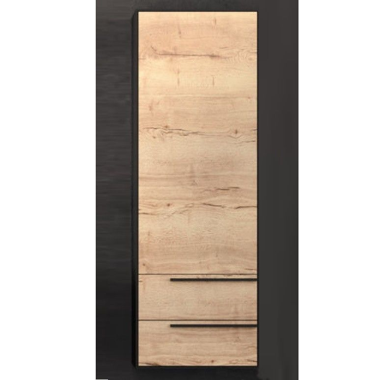 Dulap baie 50x32xH145 cm Kolpa San Grace, gri (light concrete) [1]