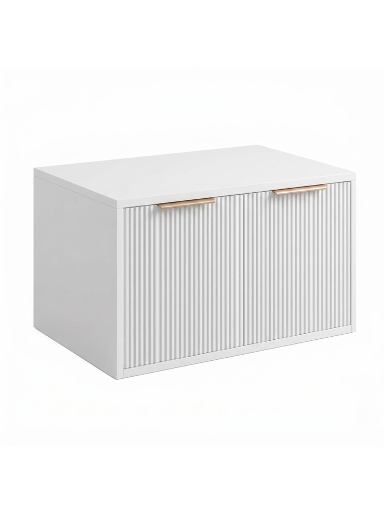 Dulap baie pentru lavoar Rea Core 60cm alb [9]