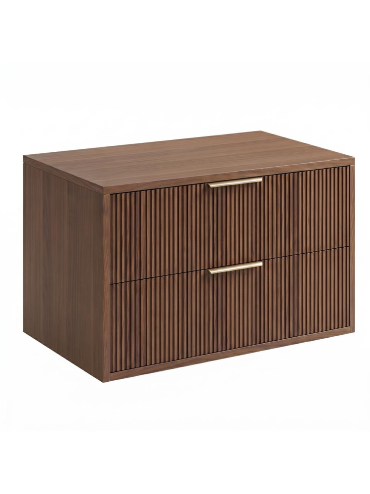 Dulap baie pentru lavoar Rea Mono 80cm maro [9]
