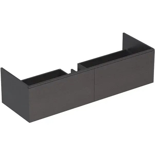 Dulap baza pentru lavoar suspendat Geberit Xeno2 gri 2 sertare 140 cm [1]