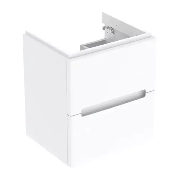 Dulap baza suspendat Geberit Modo 2 sertare alb lucios 50 cm [2]