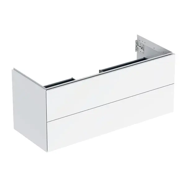 Dulap baza suspendat Geberit One alb mat 120 cm cu 2 sertare [1]