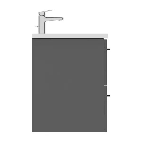Dulap baza suspendat Ideal Standard i.life B gri quartz mat 2 sertare 80 cm [11]