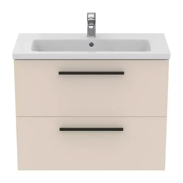 Dulap baza suspendat Ideal Standard i.life S 2 sertare bej - nisip 80 cm [4]