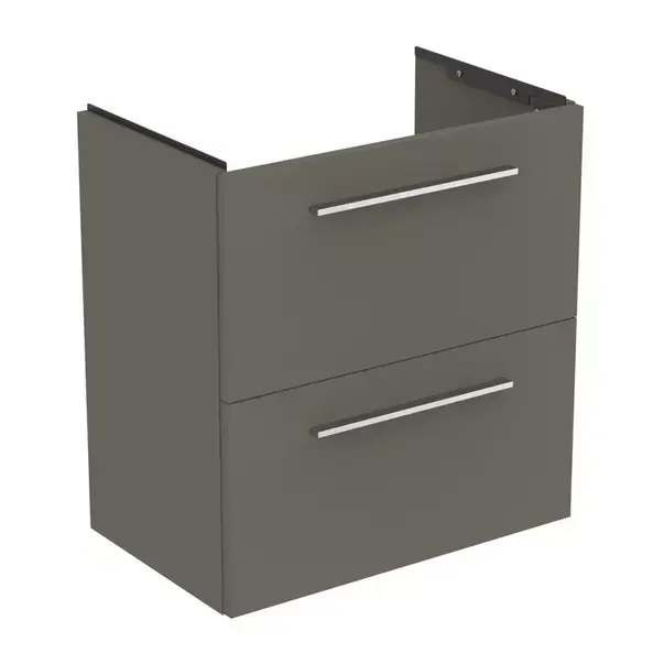 Dulap baza suspendat Ideal Standard i.life S 2 sertare gri 60 cm [5]